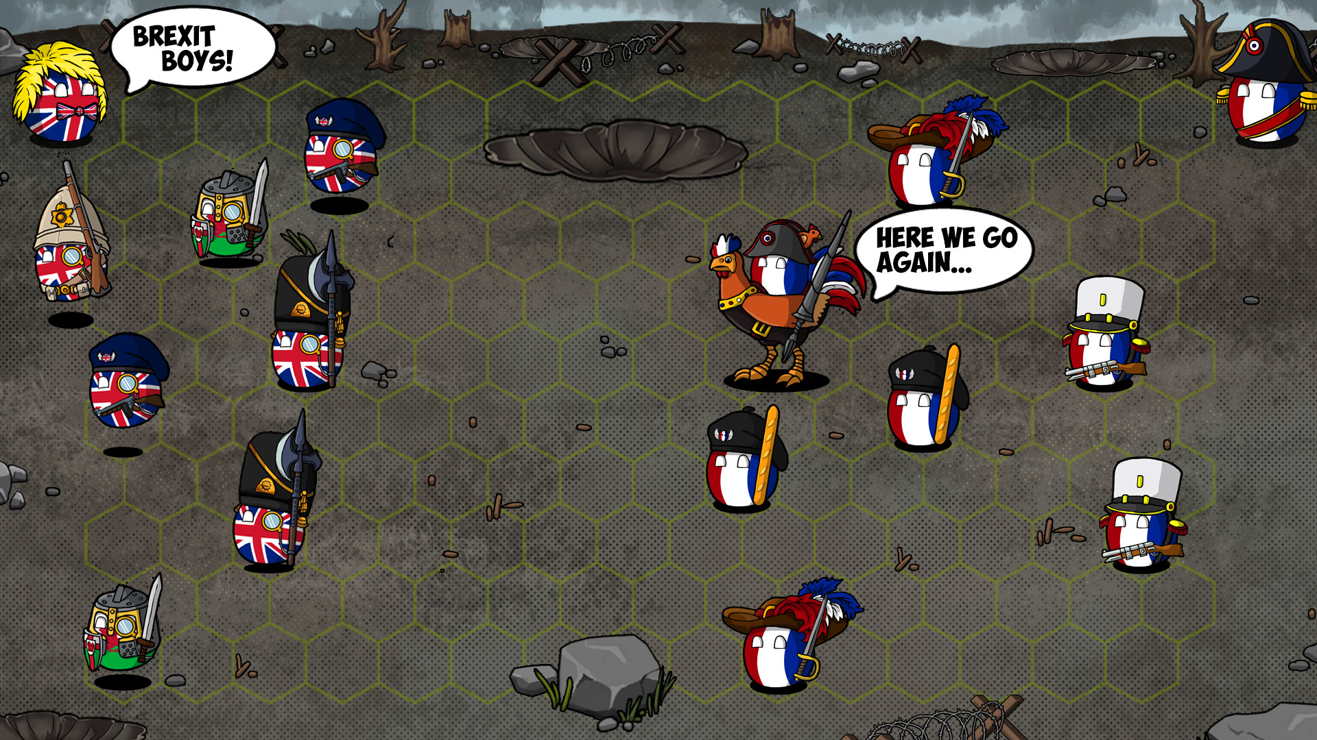 Скриншот из игры CountryBalls Heroes - 13