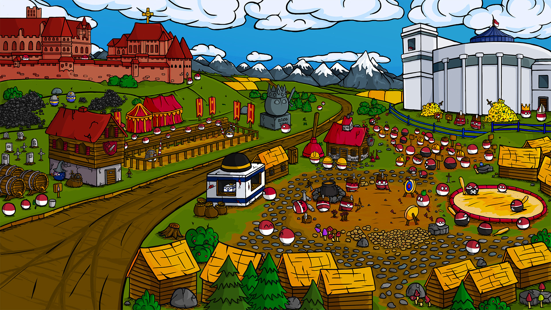 Скриншот из игры CountryBalls Heroes - 4