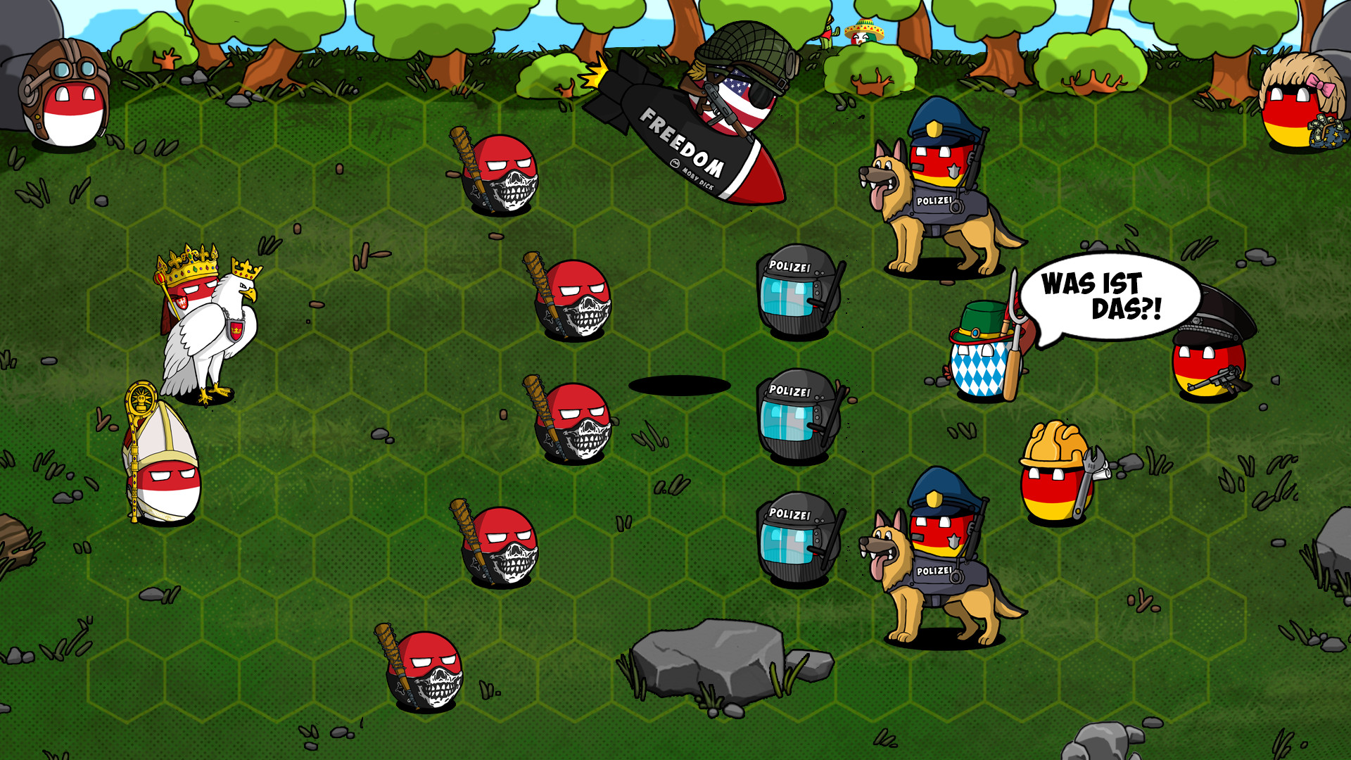 Скриншот из игры CountryBalls Heroes - 7