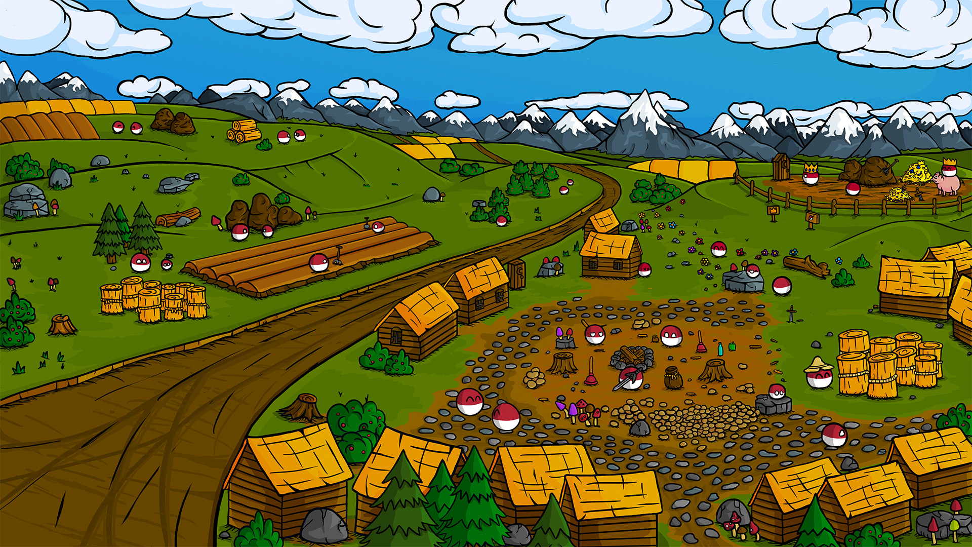 Скриншот из игры CountryBalls Heroes - 9