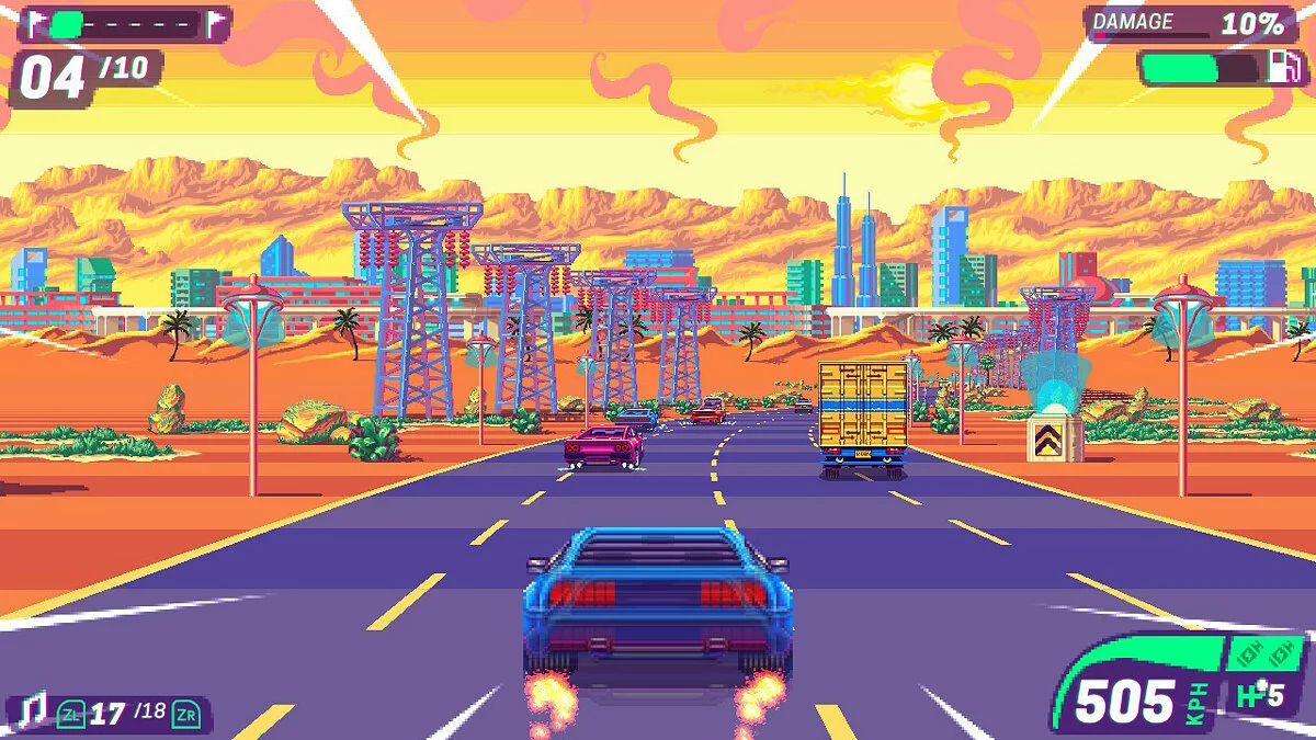 Скриншот из игры 80's OVERDRIVE - 22