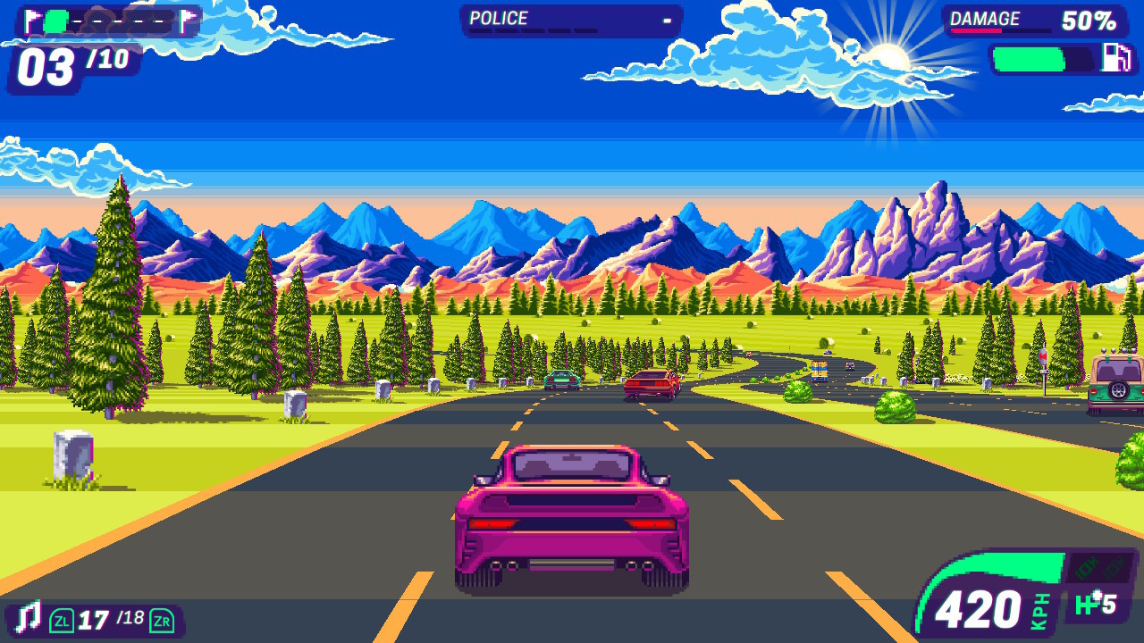 Скриншот из игры 80's OVERDRIVE - 31