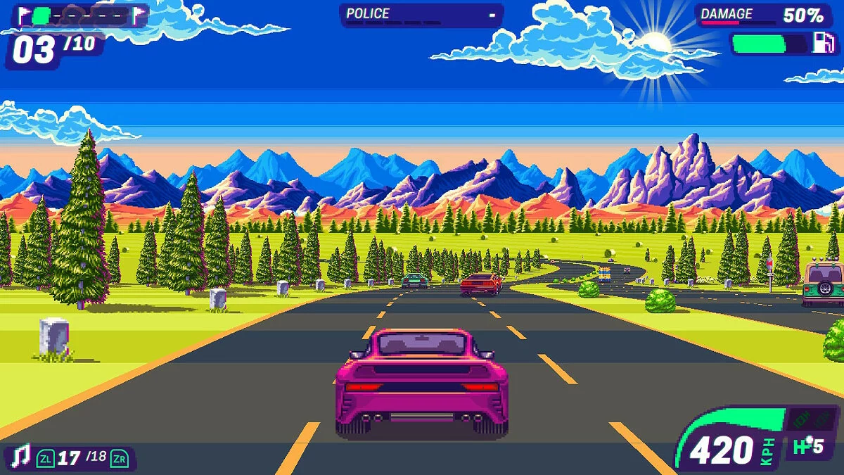 Скриншот из игры 80's OVERDRIVE - 23