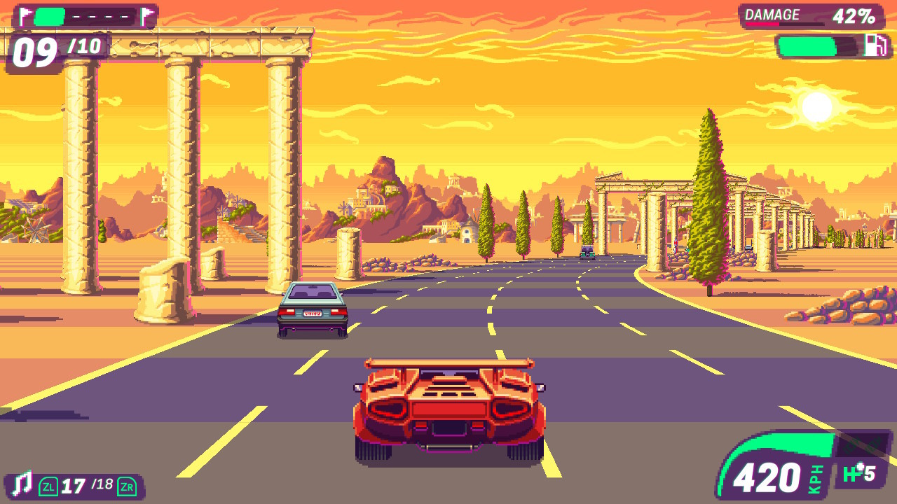 Скриншот из игры 80's OVERDRIVE - 21