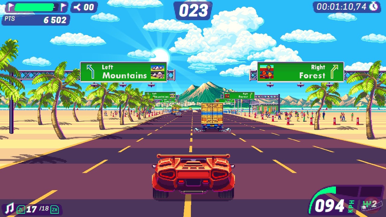 Скриншот из игры 80's OVERDRIVE - 2