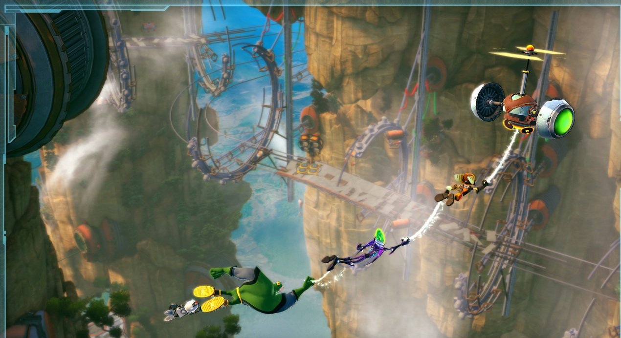 Скриншот из игры Ratchet and Clank: All 4 One - 2