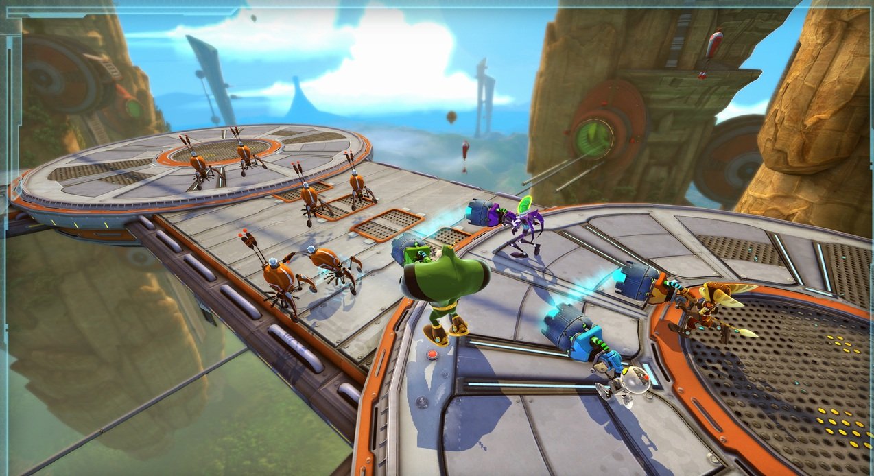 Скриншот из игры Ratchet and Clank: All 4 One - 4