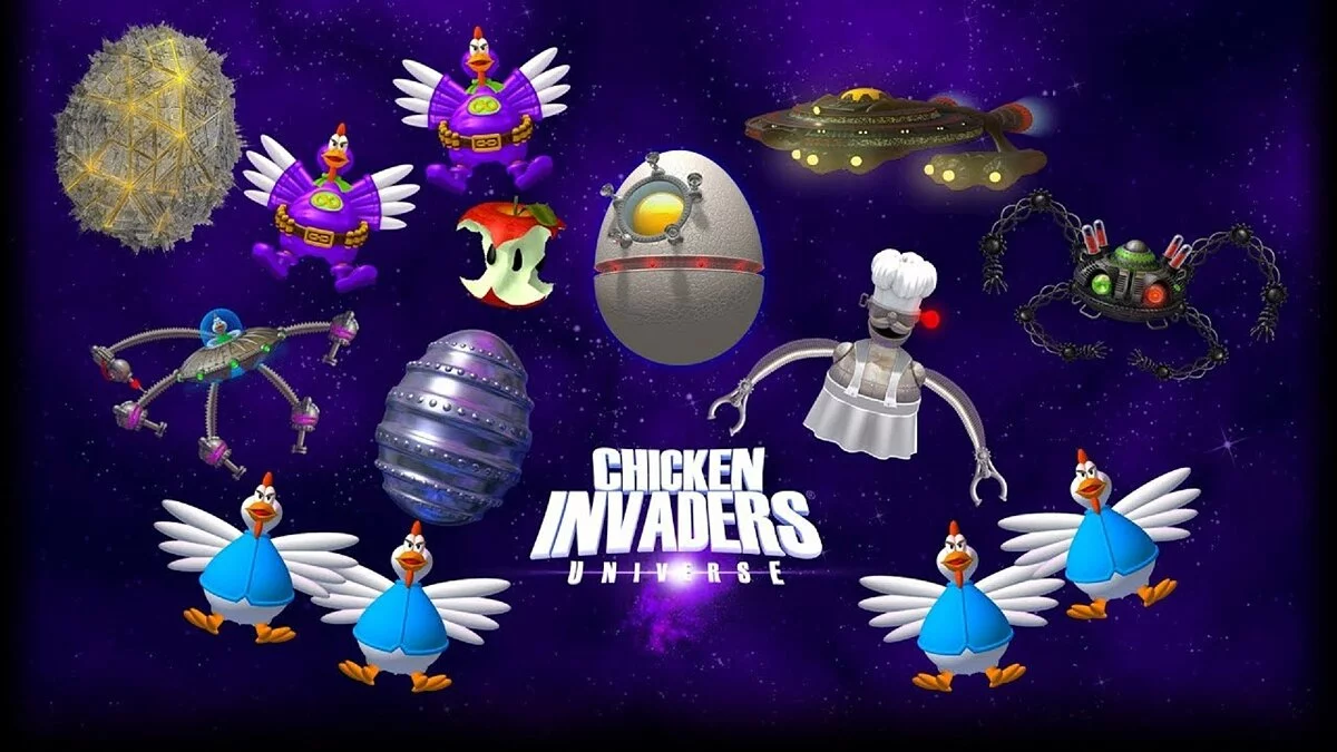 Скриншот из игры Chicken Invaders Universe - 25