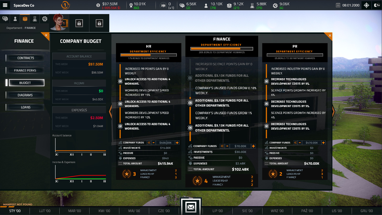 Скриншот из игры Space Company Simulator - 3