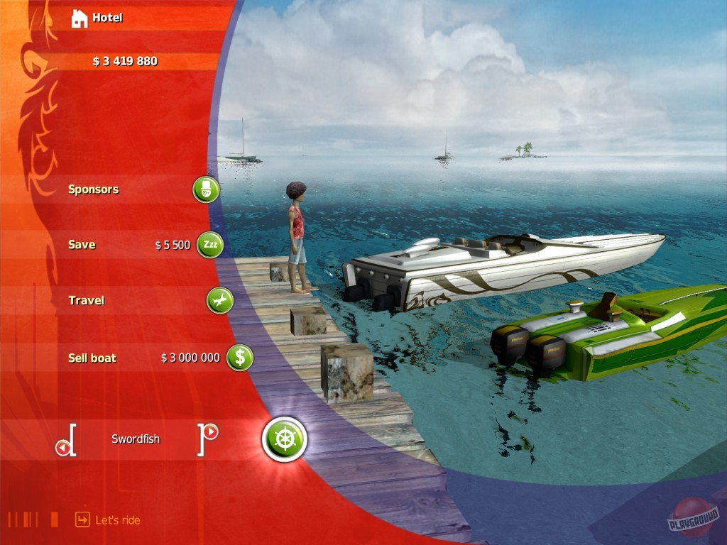 Скриншот из игры Aquadelic GT - 4