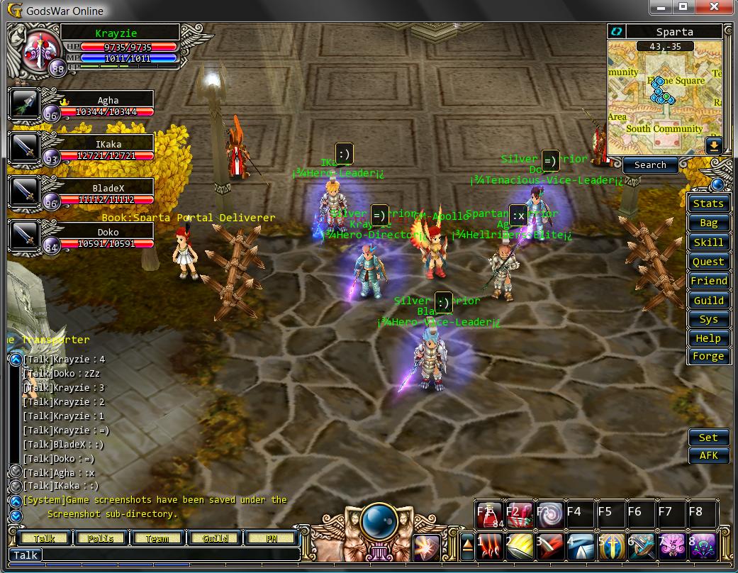 Скриншот из игры GodsWar Online - 1