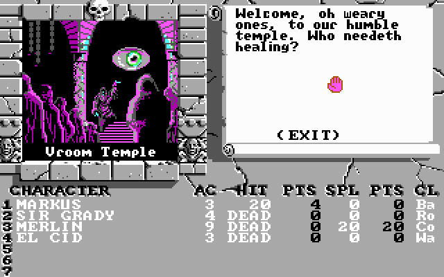 Скриншот из игры Bard's Tale II: The Destiny Knight - 7