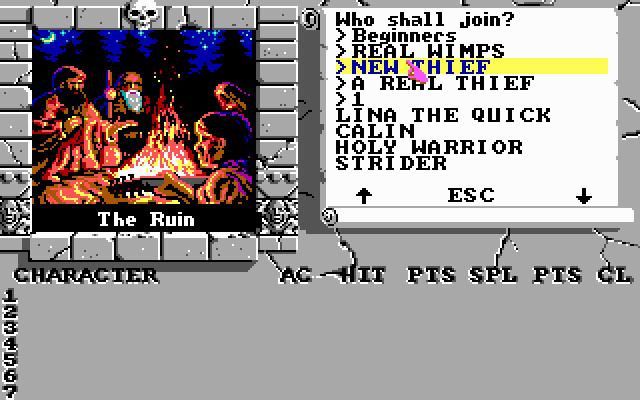 Скриншот из игры Bard's Tale III: Thief of Fate - 1