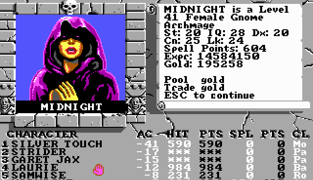 Скриншот из игры Bard's Tale III: Thief of Fate - 2