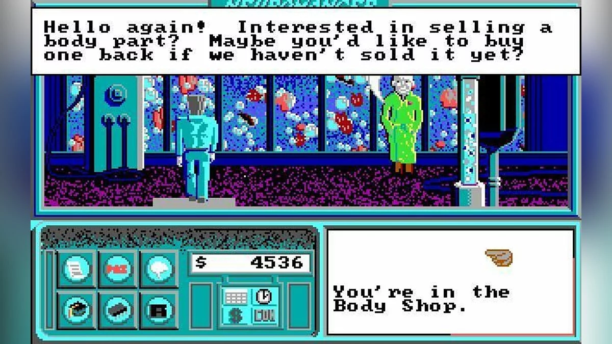 Скриншот из игры Neuromancer - 2