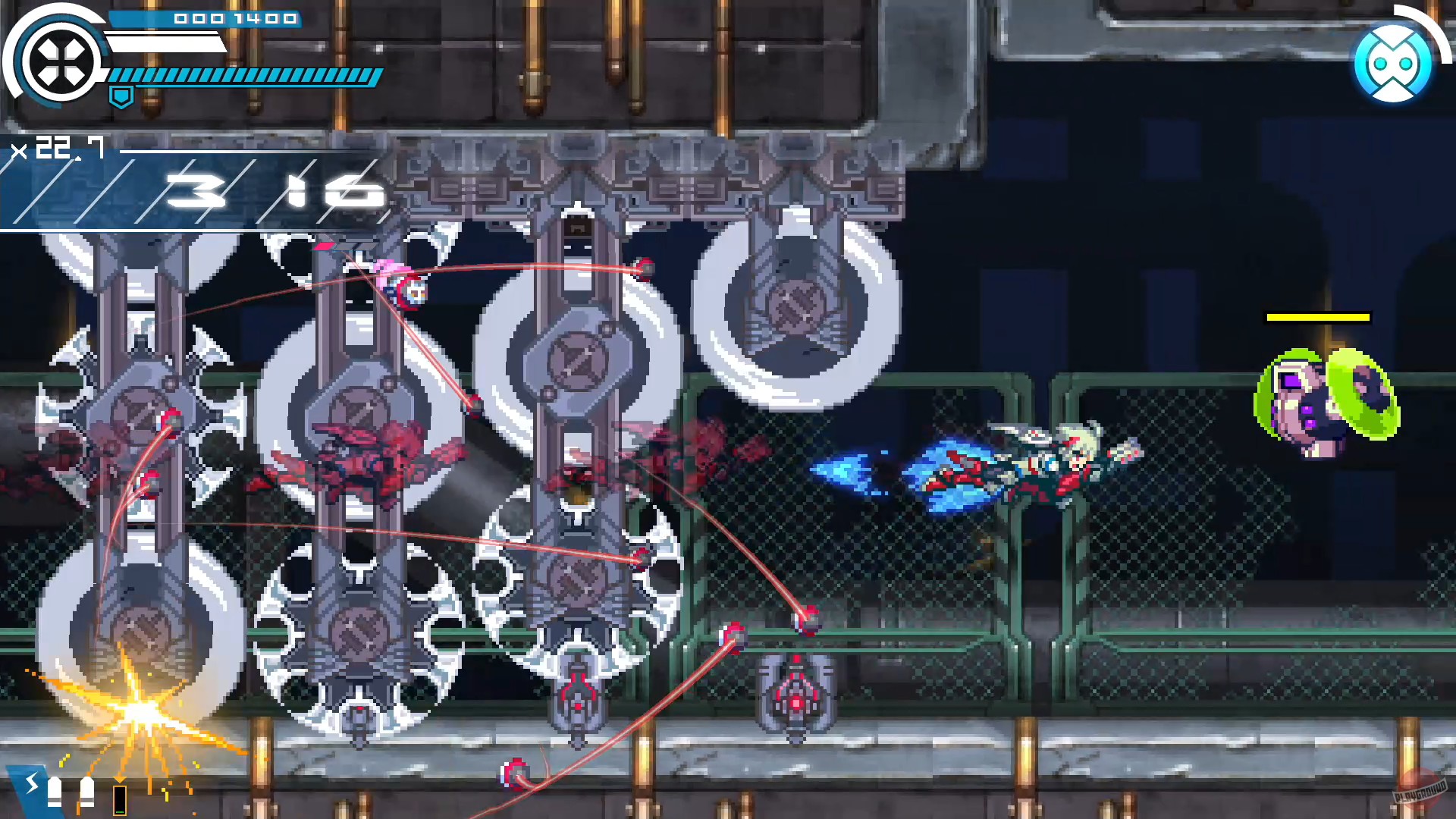 Скриншот из игры Gunvolt Chronicles: Luminous Avenger iX - 17