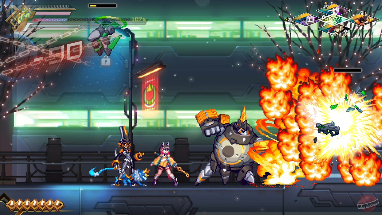 Скриншот из игры Azure Striker Gunvolt 3 - 88