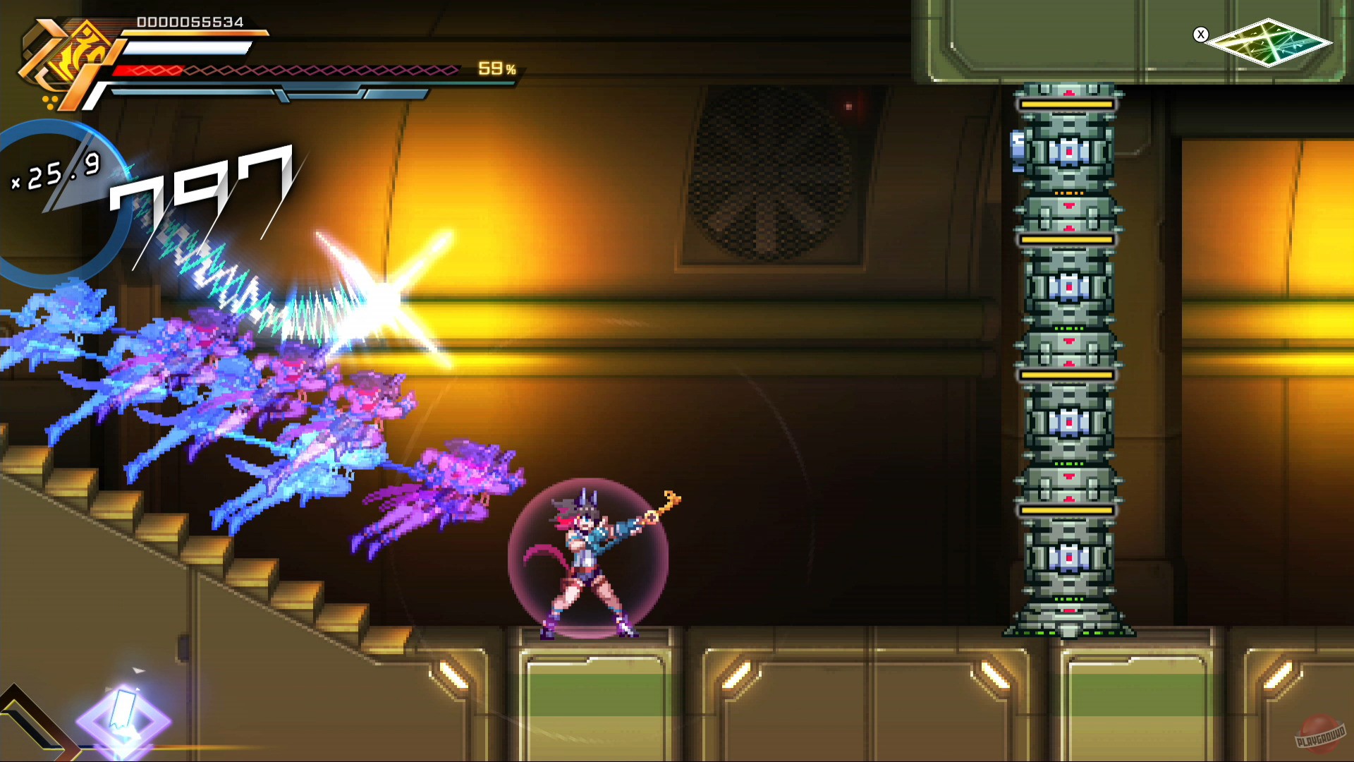 Скриншот из игры Azure Striker Gunvolt 3 - 79
