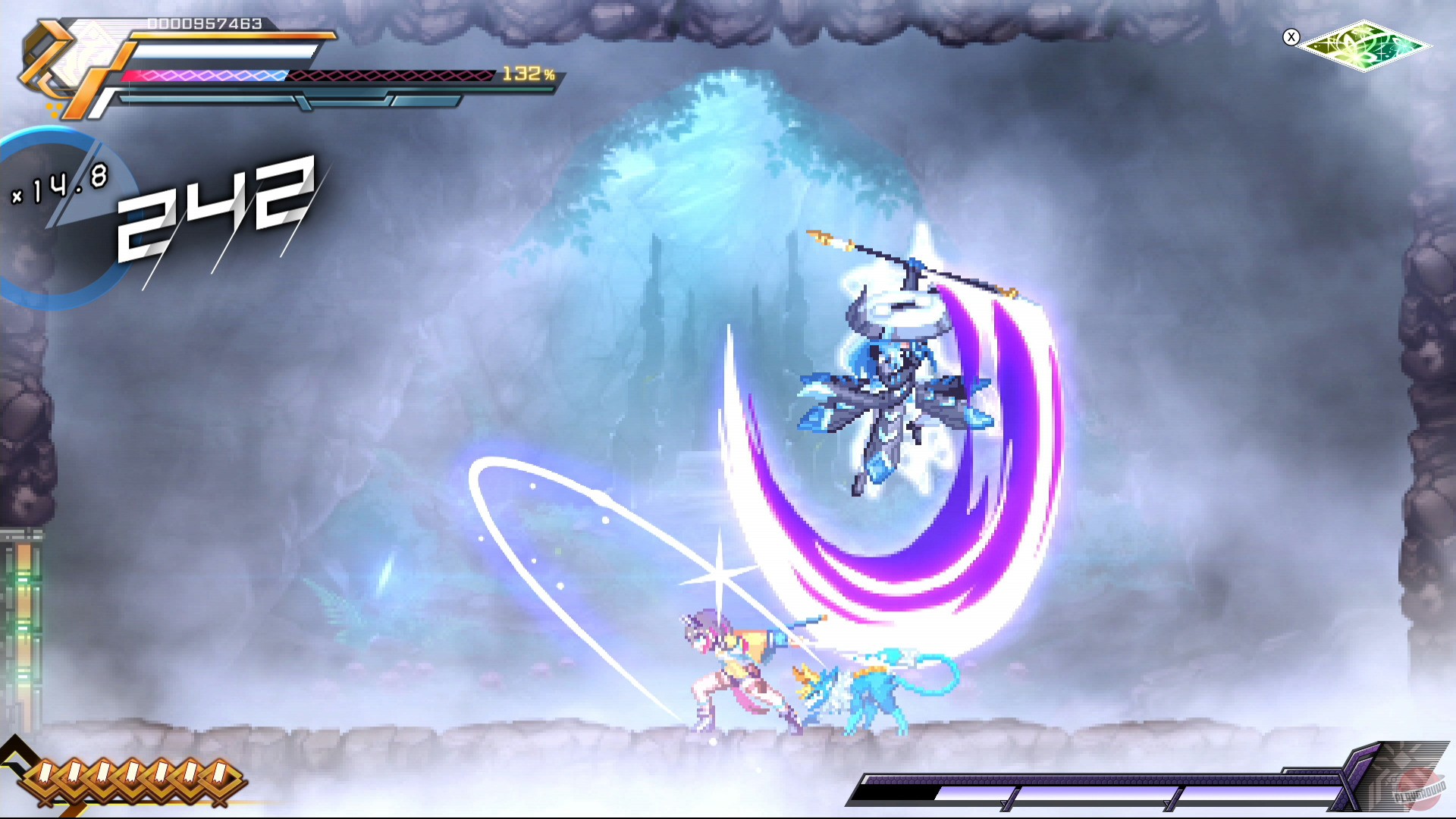 Скриншот из игры Azure Striker Gunvolt 3 - 56