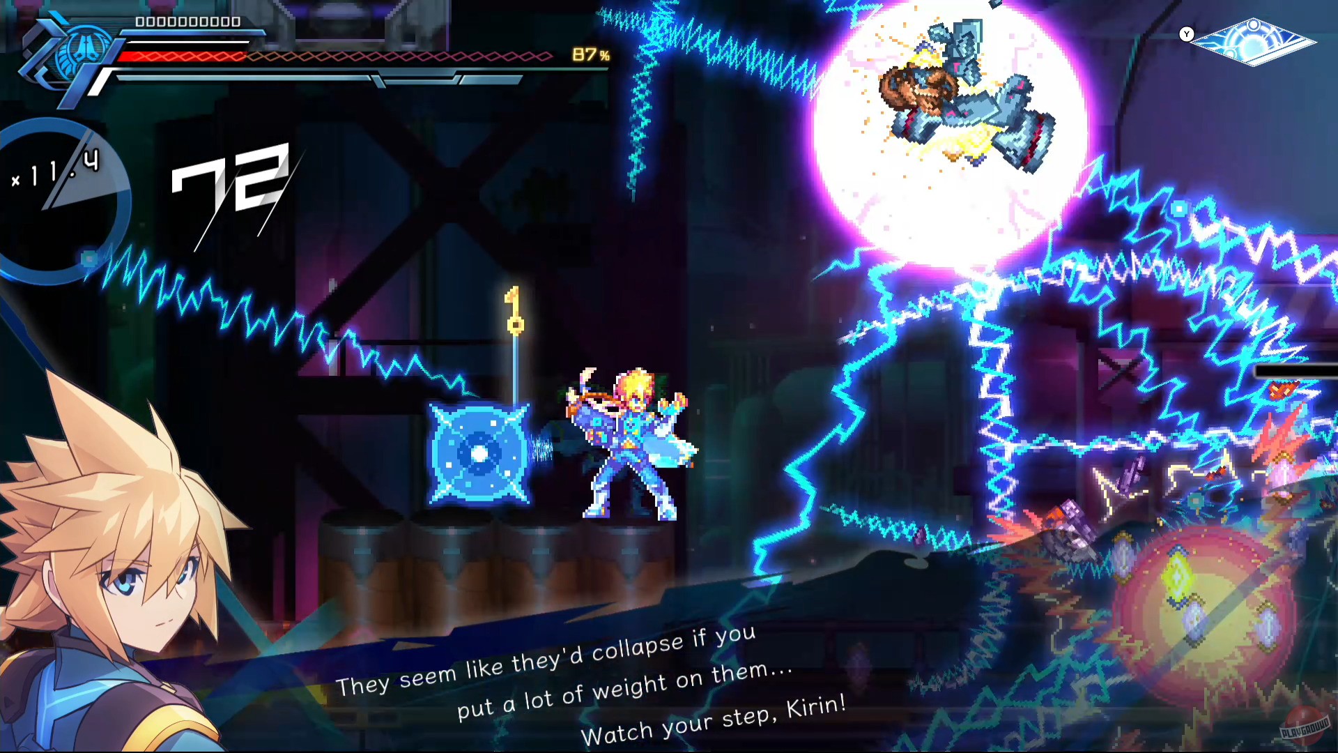 Скриншот из игры Azure Striker Gunvolt 3 - 73