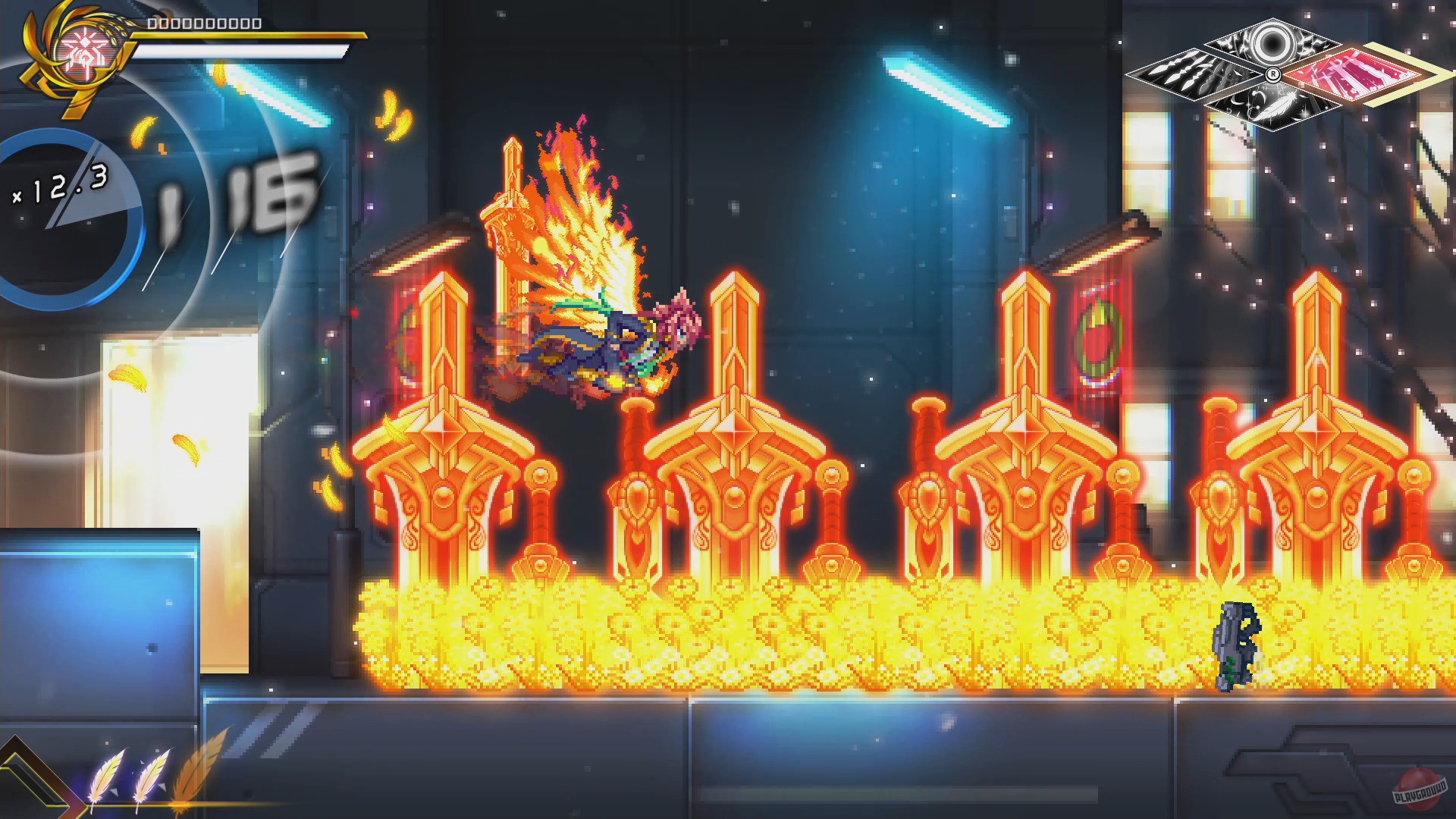 Скриншот из игры Azure Striker Gunvolt 3 - 42