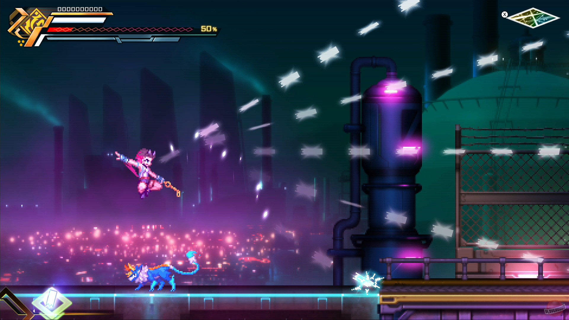 Скриншот из игры Azure Striker Gunvolt 3 - 4