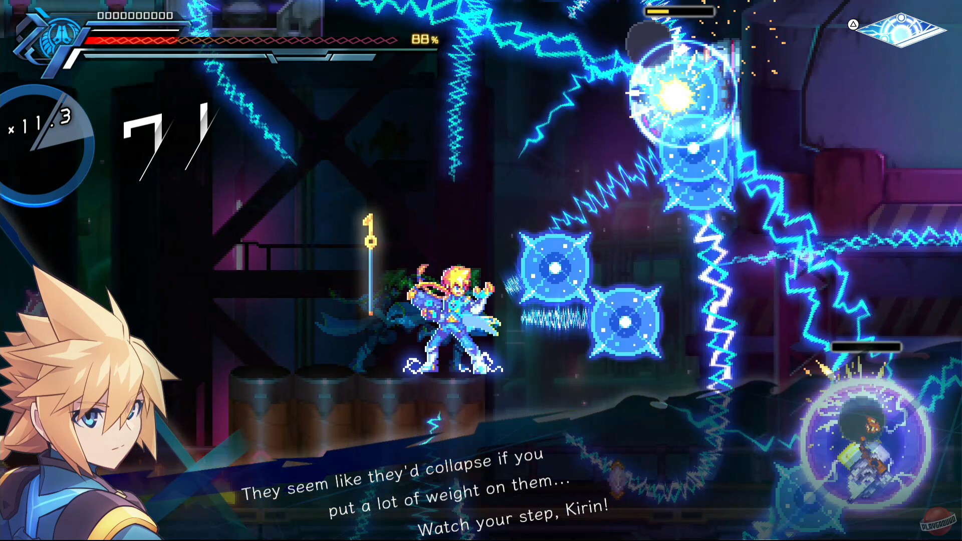 Скриншот из игры Azure Striker Gunvolt 3 - 22