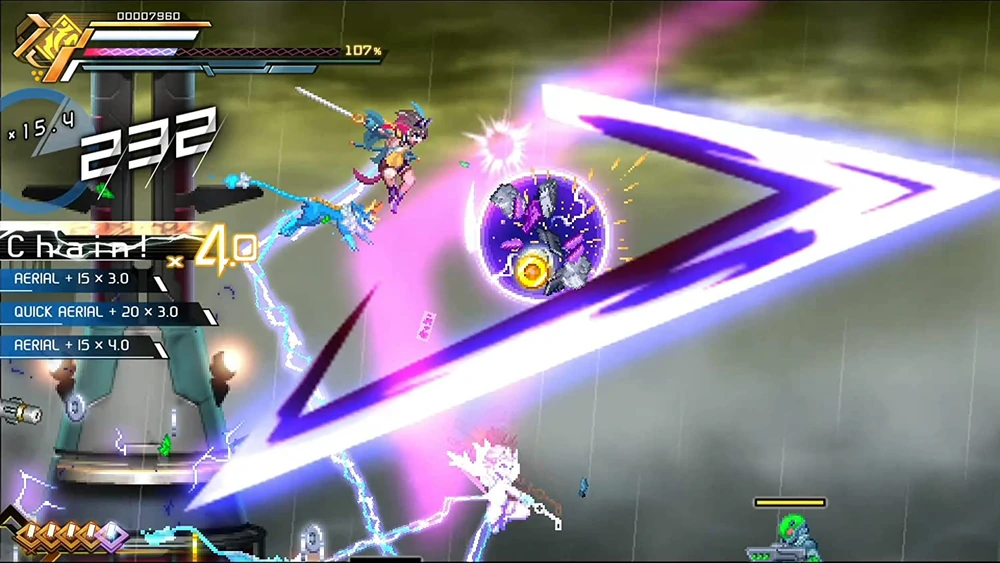 Скриншот из игры Azure Striker Gunvolt 3 - 2