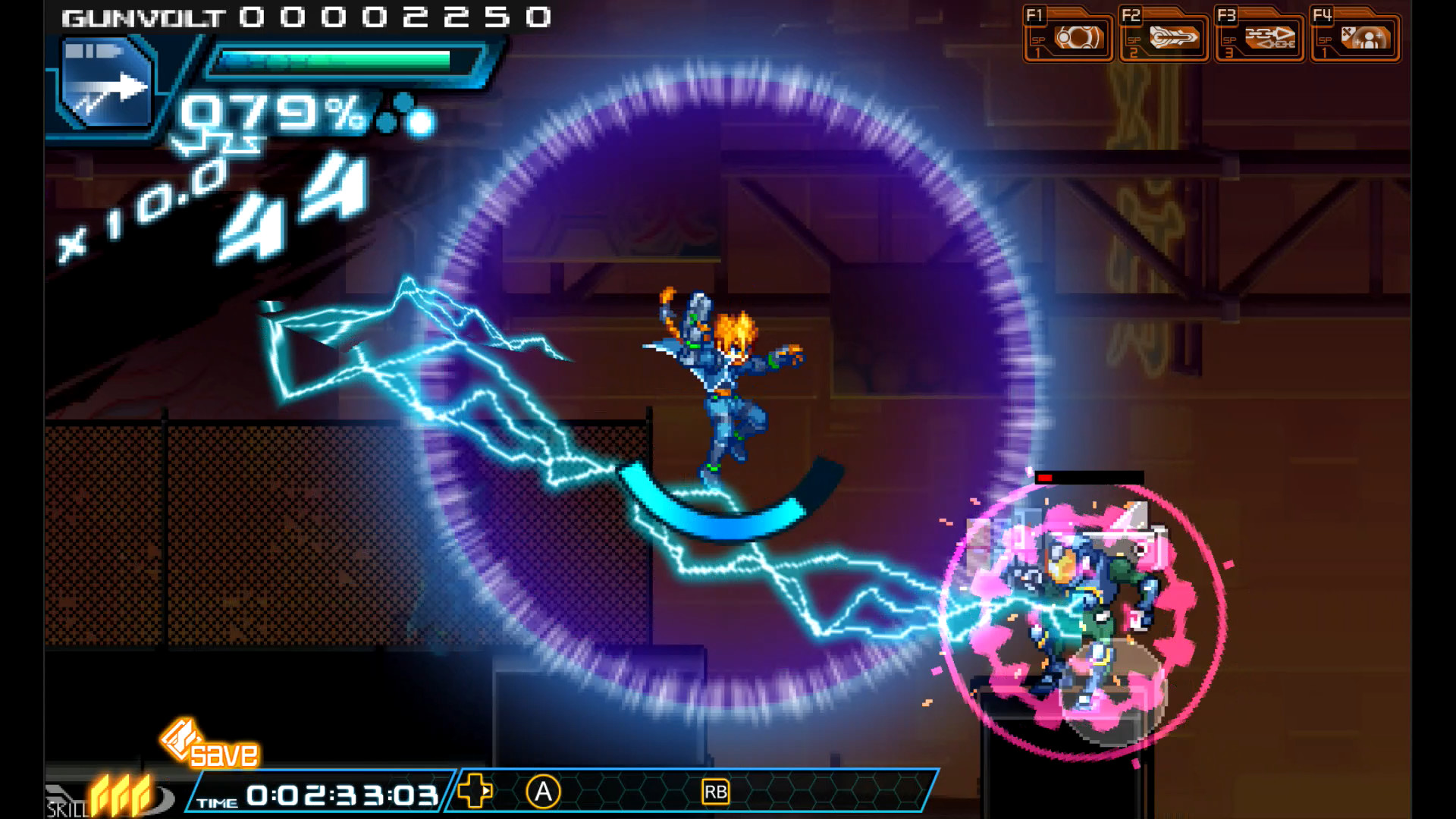 Скриншот из игры Azure Striker Gunvolt - 11