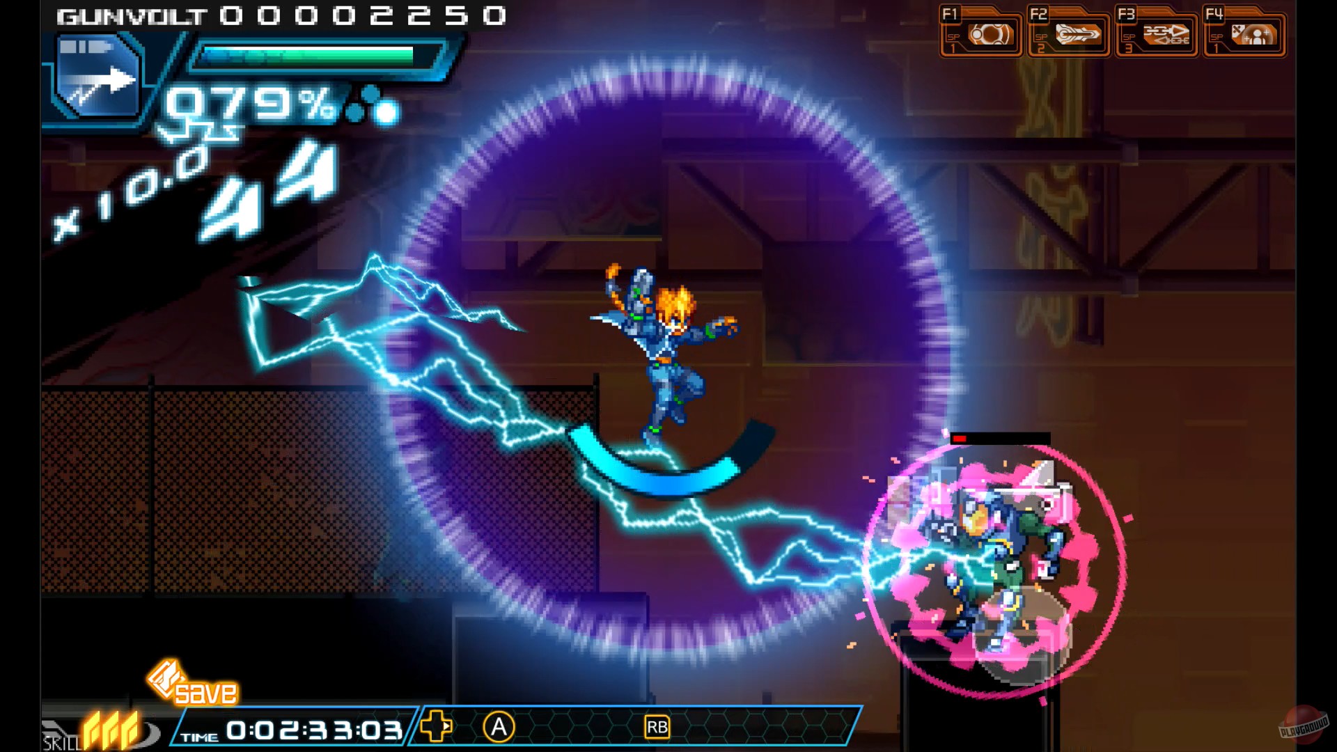 Скриншот из игры Azure Striker Gunvolt - 8
