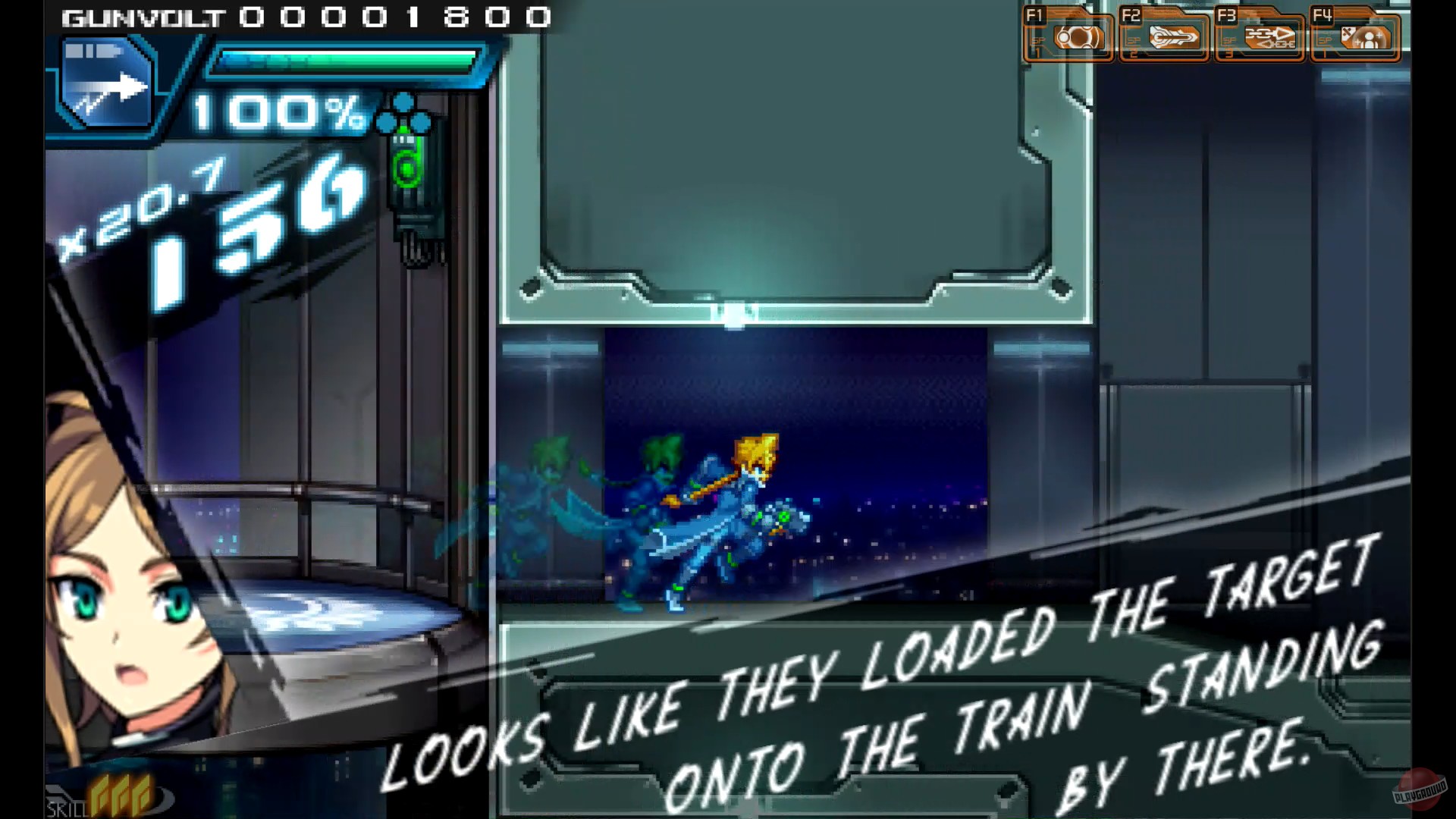 Скриншот из игры Azure Striker Gunvolt - 17