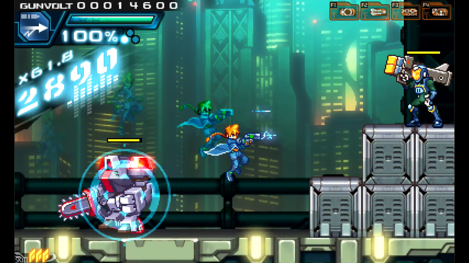 Скриншот из игры Azure Striker Gunvolt - 1