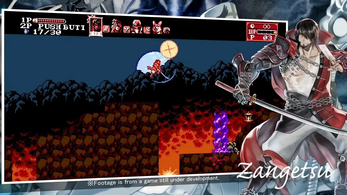 Скриншот из игры Bloodstained: Curse of the Moon 2 - 38