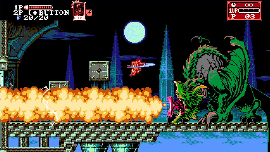 Скриншот из игры Bloodstained: Curse of the Moon 2 - 3