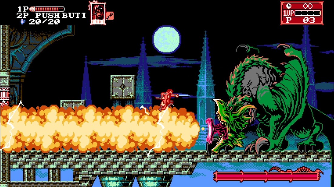 Скриншот из игры Bloodstained: Curse of the Moon 2 - 6