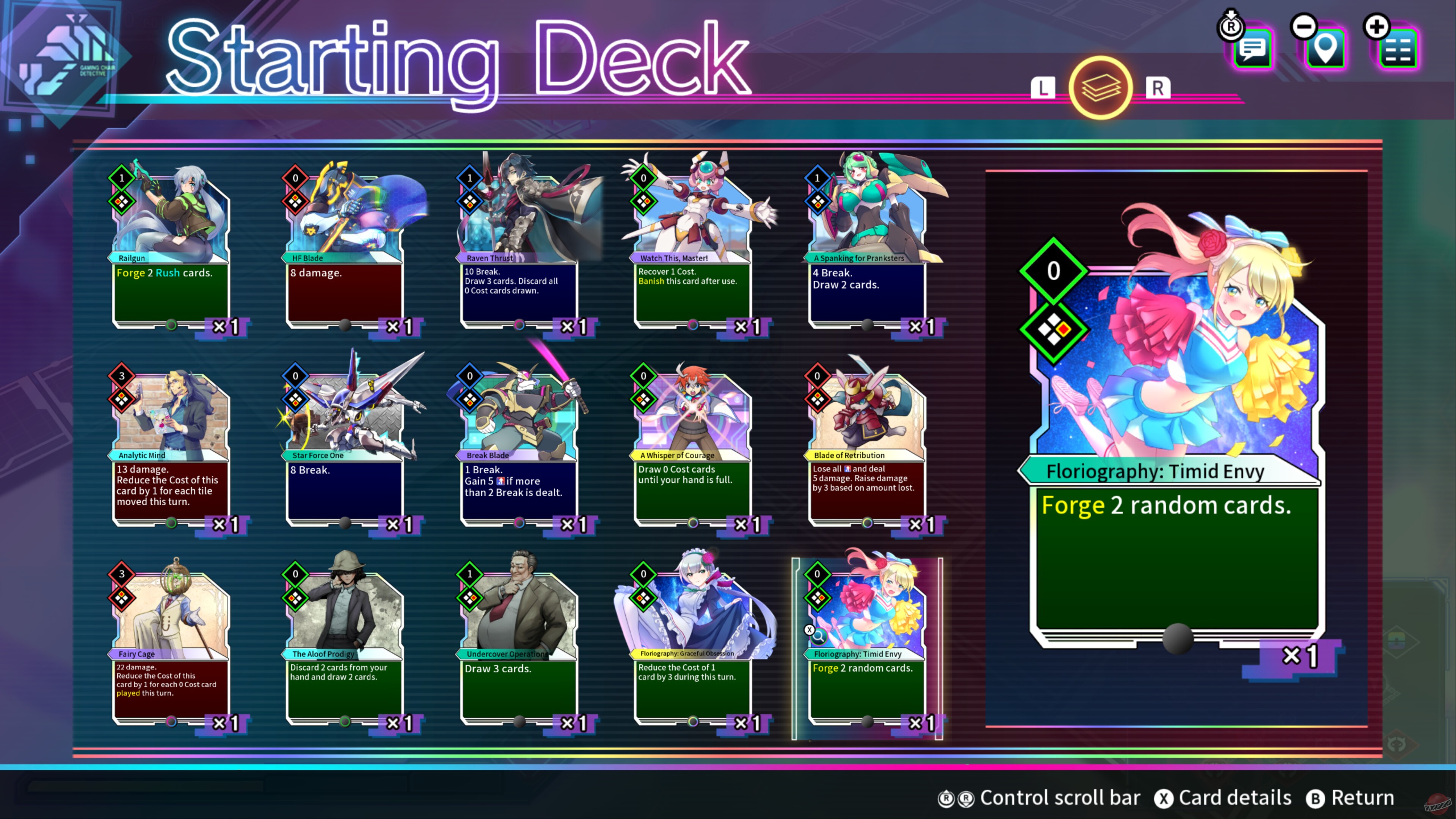 Скриншот из игры Card-en-Ciel - 21