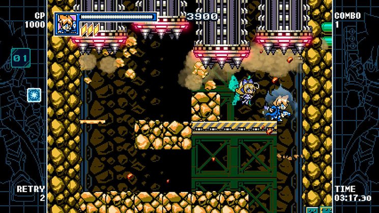 Скриншот из игры Mighty Gunvolt Burst - 27