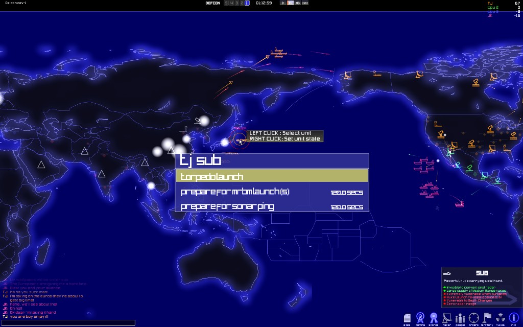 Скриншот из игры DEFCON - 56