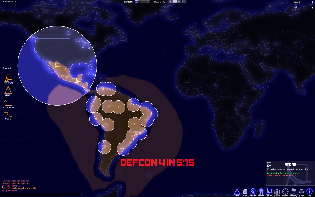 Скриншот из игры DEFCON - 28