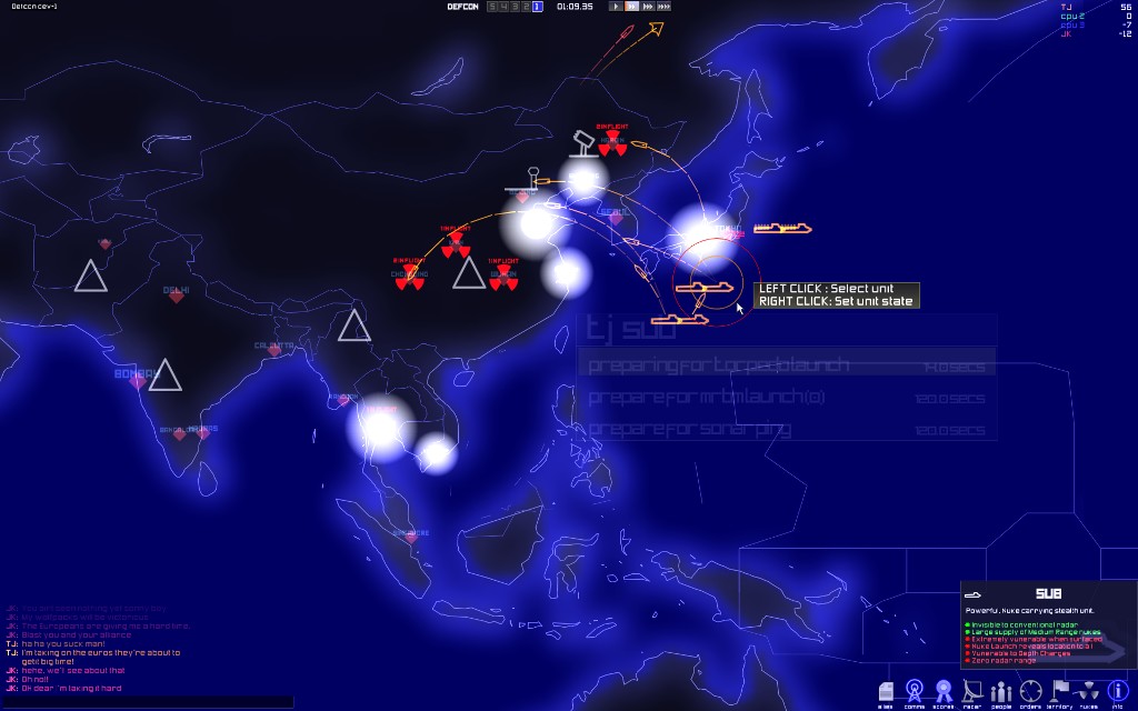 Скриншот из игры DEFCON - 51