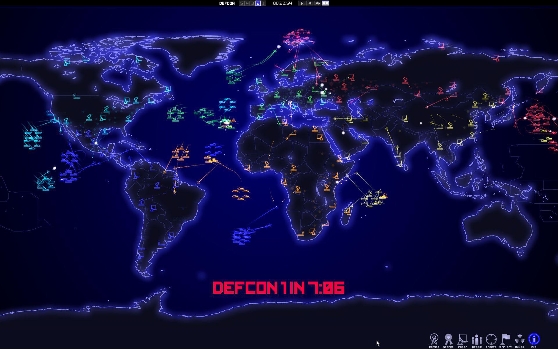 Скриншот из игры DEFCON - 42