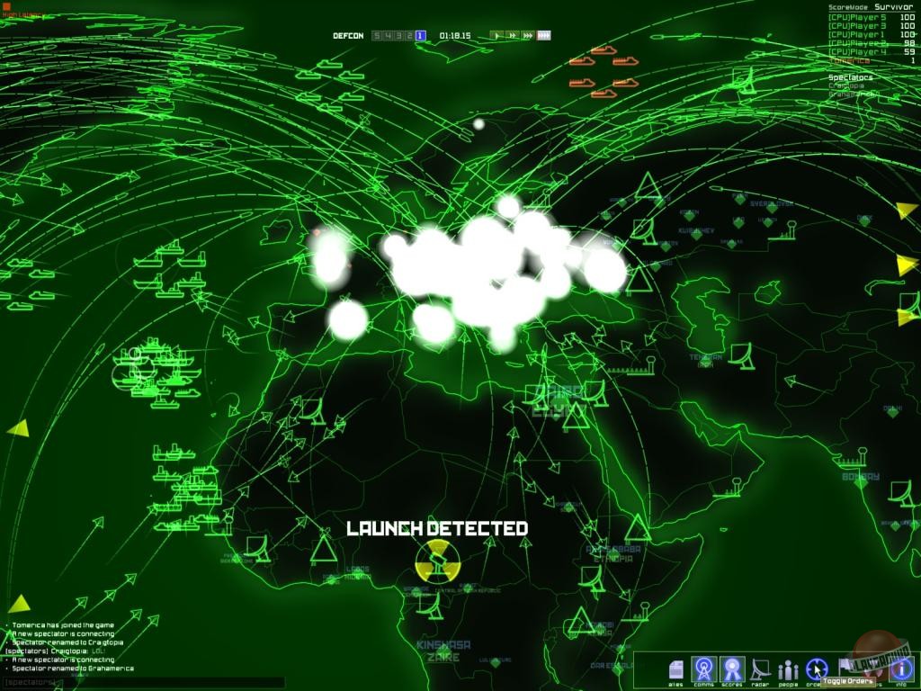 Скриншот из игры DEFCON - 33