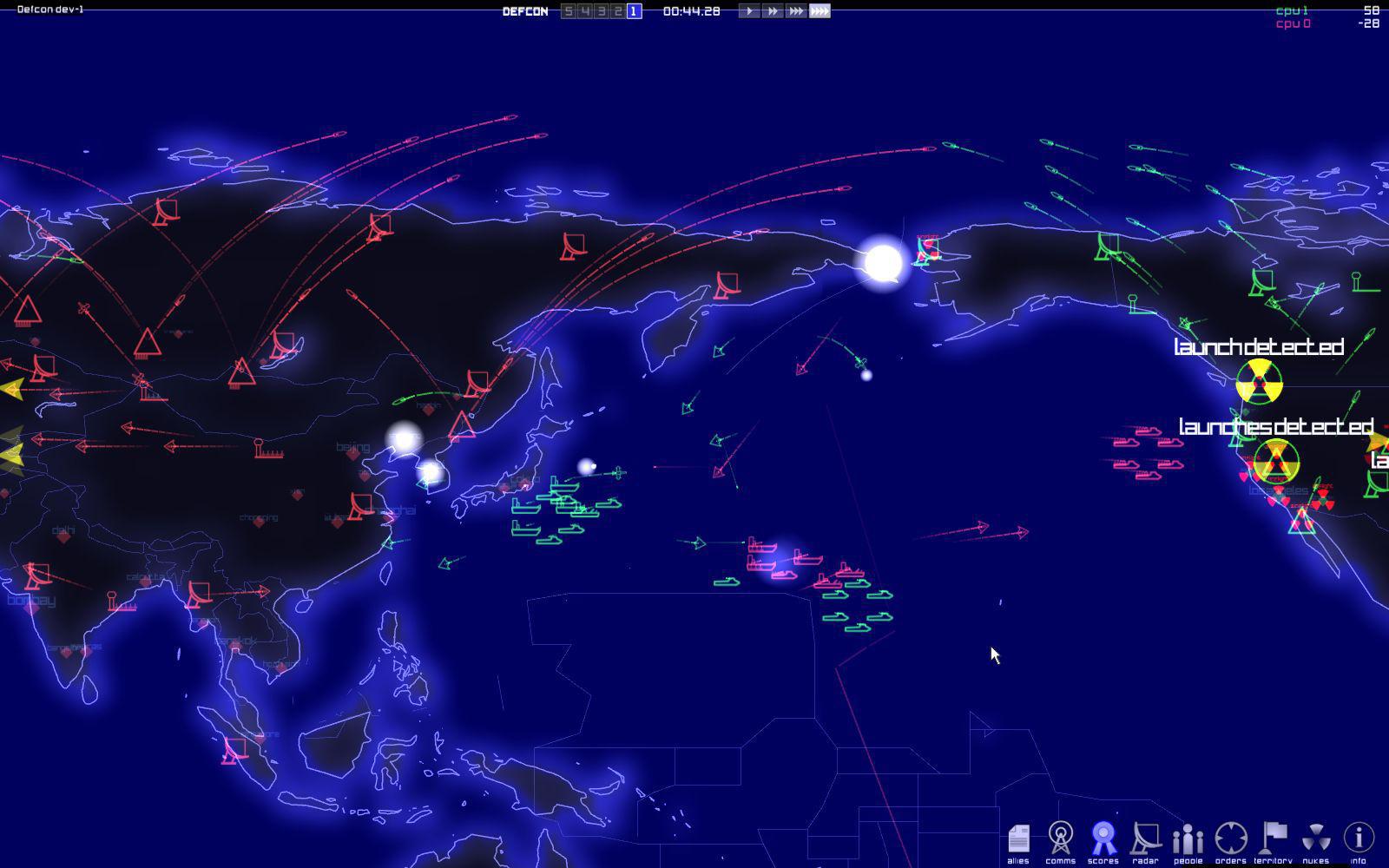 Скриншот из игры DEFCON - 63