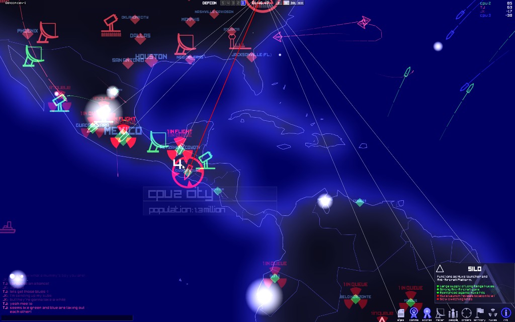 Скриншот из игры DEFCON - 65