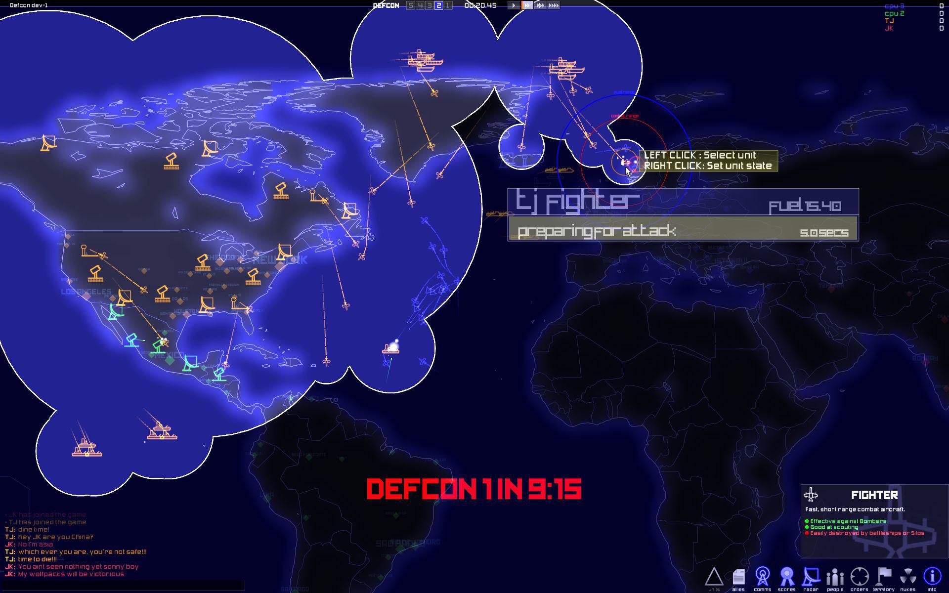 Скриншот из игры DEFCON - 57