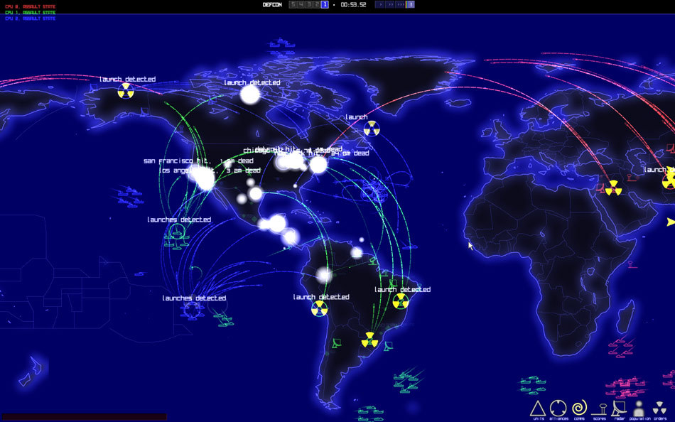 Скриншот из игры DEFCON - 23