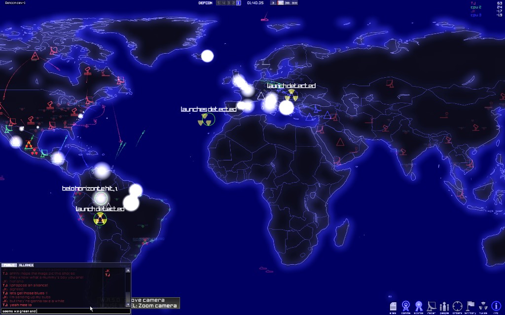 Скриншот из игры DEFCON - 47