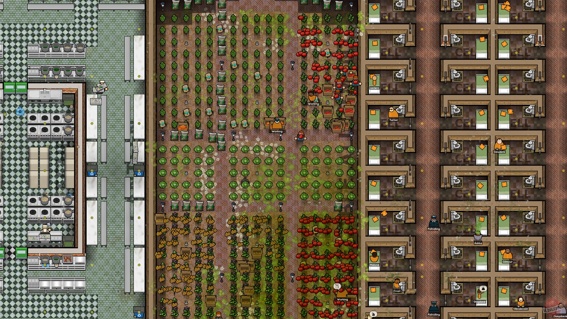Скриншот из игры Prison Architect - 112
