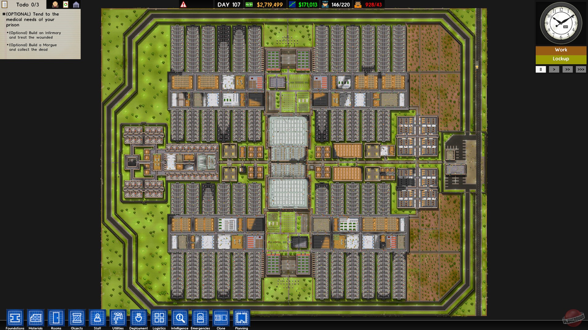 Скриншот из игры Prison Architect - 134