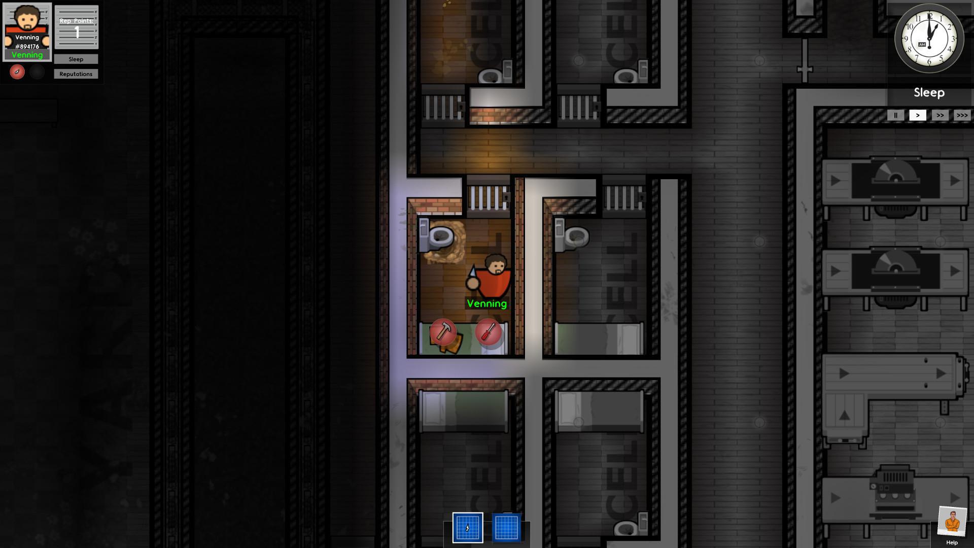 Скриншот из игры Prison Architect - 164